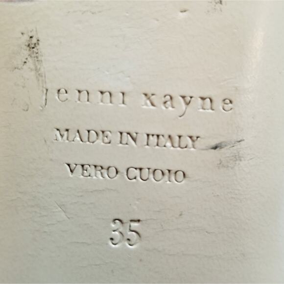 Jenni Kayne Olympia Ivory Mules size 5 - Picture 8 of 11